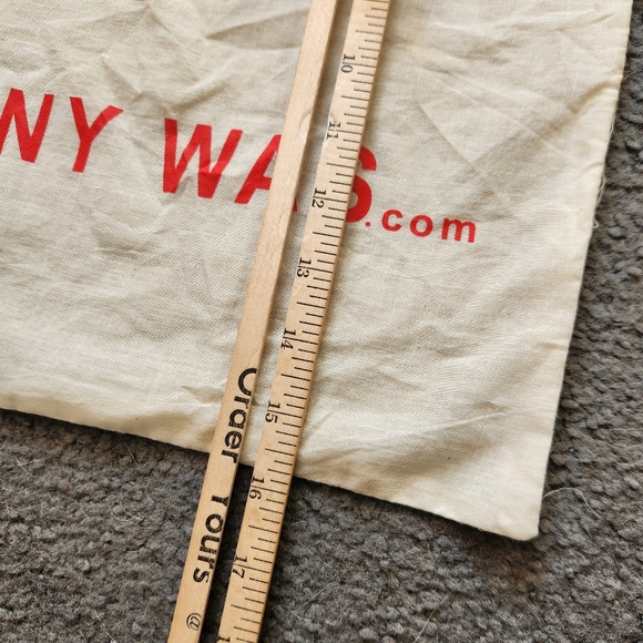 JOHNNY WAS Tote Cream Double Handle Draw String Cotton Shopping - Picture 8 of 8